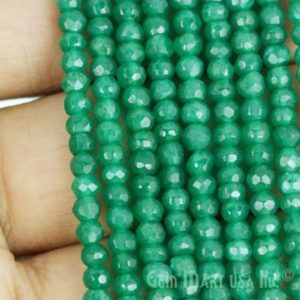 Shop Onyx Beads! Green Onyx Rondelle Beads, Natural, Meditation Bracelet, Beaded Curtain, Mardi Gras, 3-4mm 13" Length GemMartUSA (RLGO-70002) | Natural genuine beads Onyx beads for beading and jewelry making.  #jewelry #beads #beadedjewelry #diyjewelry #jewelrymaking #beadstore #beading #affiliate #ad