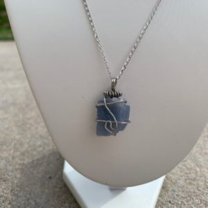 Shop Calcite Necklaces! Hand-designed Blue Calcite Necklace | Natural genuine Calcite necklaces. Buy crystal jewelry, handmade handcrafted artisan jewelry for women.  Unique handmade gift ideas. #jewelry #beadednecklaces #beadedjewelry #gift #shopping #handmadejewelry #fashion #style #product #necklaces #affiliate #ad
