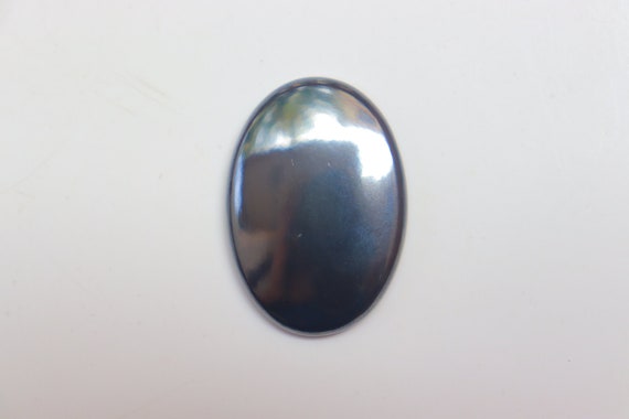 Hematite Cabochon, Natural Hematite Gemstone For Making Jewelry, Pendant Stone, Loose Stone, Hematite Crystal, Healing Stone, Cabochon #1899