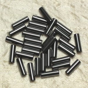 Shop Hematite Bead Shapes! 20pc – Perles de Pierre – Hématite Colonnes Tubes 13x4mm   4558550034267 | Natural genuine other-shape Hematite beads for beading and jewelry making.  #jewelry #beads #beadedjewelry #diyjewelry #jewelrymaking #beadstore #beading #affiliate #ad
