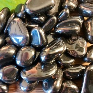 Shop Hematite Stones & Crystals! Tumbled Hematite Stones Set with Gift Bag and Note | Natural genuine stones & crystals in various shapes & sizes. Buy raw cut, tumbled, or polished gemstones for making jewelry or crystal healing energy vibration raising reiki stones. #crystals #gemstones #crystalhealing #crystalsandgemstones #energyhealing #affiliate #ad
