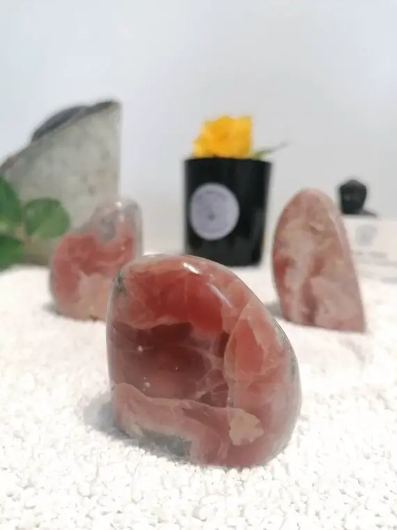 High Grade Rhodochrosite Crystal Freeform Tower, Healing Crystals, Crystal Gift, Healing Stone, Crystals For Love, Raw Natural Rare Crystals