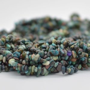 Shop Chrysocolla Chip & Nugget Beads! High Quality Grade A Natural Chrysocolla Dark Semi-precious Gemstone Chips Nuggets Beads – 5mm – 8mm, 36" Strand | Natural genuine chip Chrysocolla beads for beading and jewelry making.  #jewelry #beads #beadedjewelry #diyjewelry #jewelrymaking #beadstore #beading #affiliate #ad
