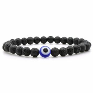 Natural Lava Bracelet Howlite Bracelet Evil Eye Bracelet Bulk Devil’s Eye Bracelet For Women Men Gift Wholesale Healing Crystal Jewelry 3466 | Natural genuine Gemstone jewelry. Buy crystal jewelry, handmade handcrafted artisan jewelry for women.  Unique handmade gift ideas. #jewelry #beadedjewelry #beadedjewelry #gift #shopping #handmadejewelry #fashion #style #product #jewelry #affiliate #ad
