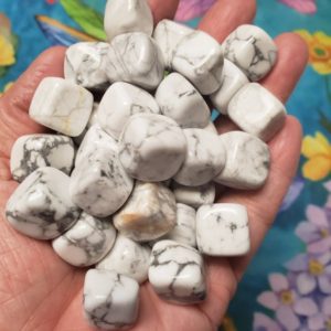 Shop Tumbled Howlite Crystals & Pocket Stones! SMALL Howlite Tumbled Cubes – White Howlite Cube Shaped Stones – Howlite for Sleep and Calming | Natural genuine stones & crystals in various shapes & sizes. Buy raw cut, tumbled, or polished gemstones for making jewelry or crystal healing energy vibration raising reiki stones. #crystals #gemstones #crystalhealing #crystalsandgemstones #energyhealing #affiliate #ad
