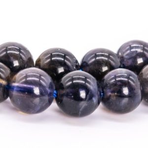 Shop Iolite Round Beads! Genuine Natural Iolite Gemstone Beads 6MM Brown Purple Round A Quality Loose Beads (116491) | Natural genuine round Iolite beads for beading and jewelry making.  #jewelry #beads #beadedjewelry #diyjewelry #jewelrymaking #beadstore #beading #affiliate #ad