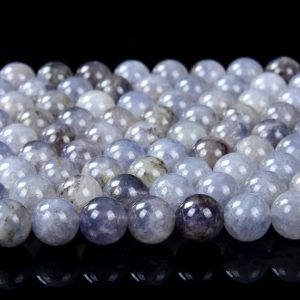 Shop Iolite Round Beads! 6MM Natural Iolite Lavender Blue Gemstone Grade A Round Loose Beads (D200) | Natural genuine round Iolite beads for beading and jewelry making.  #jewelry #beads #beadedjewelry #diyjewelry #jewelrymaking #beadstore #beading #affiliate #ad
