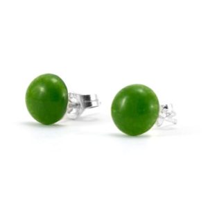 Shop Jade Earrings! Jade Button Earrings/ Green Jade Earrings/ Jade Post Earrings/ Jade Button Studs/ Green Jade Studs | Natural genuine Jade earrings. Buy crystal jewelry, handmade handcrafted artisan jewelry for women.  Unique handmade gift ideas. #jewelry #beadedearrings #beadedjewelry #gift #shopping #handmadejewelry #fashion #style #product #earrings #affiliate #ad