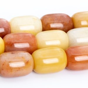 Shop Jade Bead Shapes! 20x15MM Gobi Jade Beads Barrel Drum Grade AAA Genuine Natural Gemstone Loose Beads 17" BULK LOT 1,3,5,10 and 50 (103072-682) | Natural genuine other-shape Jade beads for beading and jewelry making.  #jewelry #beads #beadedjewelry #diyjewelry #jewelrymaking #beadstore #beading #affiliate #ad