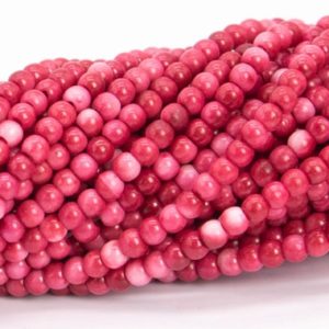 Shop Jade Rondelle Beads! 2MM Rose Red Rain Flower Jade Beads Grade AAA Full Strand Rondelle Loose Beads 15" Bulk Lot Options (111539-3423) | Natural genuine rondelle Jade beads for beading and jewelry making.  #jewelry #beads #beadedjewelry #diyjewelry #jewelrymaking #beadstore #beading #affiliate #ad