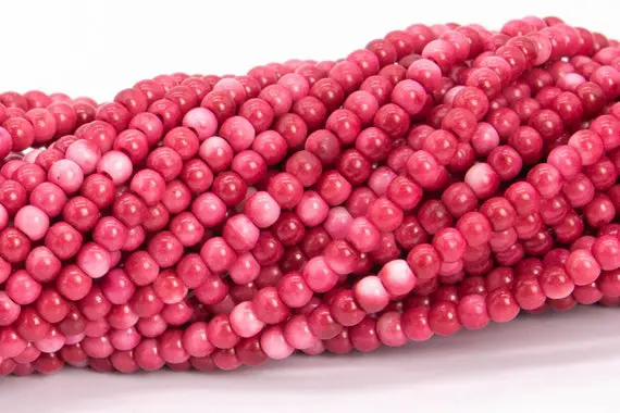 2mm Rose Red Rain Flower Jade Beads Grade Aaa Full Strand Rondelle Loose Beads 15" Bulk Lot Options (111539-3423)