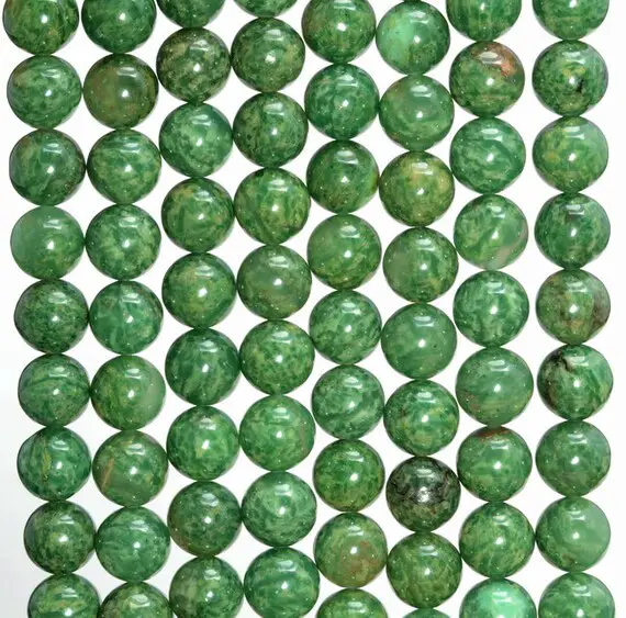 6mm Green African Jade Gemstone Grade Aaa Round Loose Beads 15.5 Inch Full Strand (80007565-a267)
