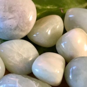 Shop Tumbled Jade Crystals & Pocket Stones! Tumbled Green China Jade Stones Set with Gift Bag and Note | Natural genuine stones & crystals in various shapes & sizes. Buy raw cut, tumbled, or polished gemstones for making jewelry or crystal healing energy vibration raising reiki stones. #crystals #gemstones #crystalhealing #crystalsandgemstones #energyhealing #affiliate #ad