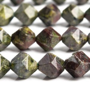 Shop Jasper Faceted Beads! Genuine Natural Jasper Gemstone Beads 7-8MM Dragon Blood Star Cut Faceted AAA Quality Loose Beads (102908) | Natural genuine faceted Jasper beads for beading and jewelry making.  #jewelry #beads #beadedjewelry #diyjewelry #jewelrymaking #beadstore #beading #affiliate #ad