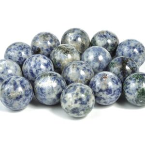 Shop Jasper Shapes! Blue Spot Jasper Sphere Stone – Natural Sphere Blue Spot Jasper Stone – Healing Crystals Stone – Crystal Balls – 20mm – SP1029 | Natural genuine stones & crystals in various shapes & sizes. Buy raw cut, tumbled, or polished gemstones for making jewelry or crystal healing energy vibration raising reiki stones. #crystals #gemstones #crystalhealing #crystalsandgemstones #energyhealing #affiliate #ad