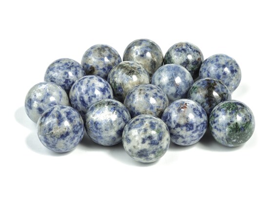 Blue Spot Jasper Sphere Stone – Natural Sphere Blue Spot Jasper Stone - Healing Crystals Stone – Crystal Balls – 20mm - Sp1029
