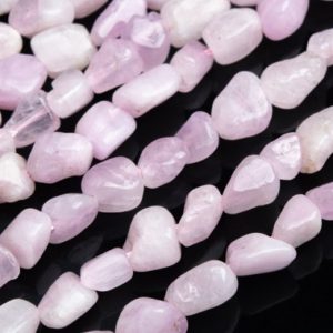 Shop Kunzite Chip & Nugget Beads! Genuine Natural Kunzite Gemstone Beads 6-8MM Purple Pink Pebble Nugget AA Quality Loose Beads (108464) | Natural genuine chip Kunzite beads for beading and jewelry making.  #jewelry #beads #beadedjewelry #diyjewelry #jewelrymaking #beadstore #beading #affiliate #ad