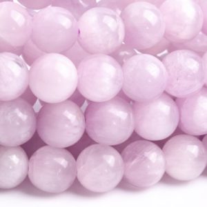 Shop Kunzite Round Beads! Genuine Natural Kunzite Gemstone Beads 7MM Purple Pink Round AA Quality Loose Beads (118354) | Natural genuine round Kunzite beads for beading and jewelry making.  #jewelry #beads #beadedjewelry #diyjewelry #jewelrymaking #beadstore #beading #affiliate #ad