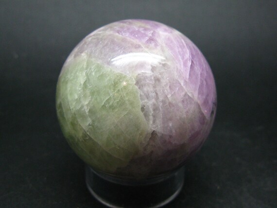 Large Multicolored Spodumene Kunzite Hiddenite Sphere Ball  From Madagascar - 1.8"