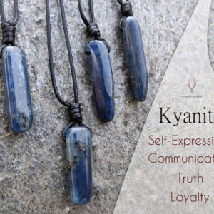 Kyanite Jewelry, Raw Crystal Point Necklace, Blue Stone Pendant, Hippie Gifts