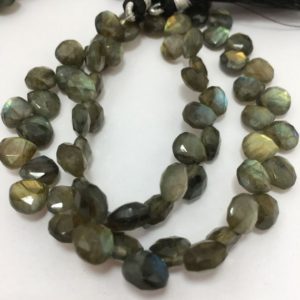 Shop Labradorite Faceted Beads! 8 mm Labradorite Faceted  Hearts Gemstone Beads Strand Sale / Semi Precious Beads / Labradorite Beads / Faceted Hearts Wholesale / | Natural genuine faceted Labradorite beads for beading and jewelry making.  #jewelry #beads #beadedjewelry #diyjewelry #jewelrymaking #beadstore #beading #affiliate #ad