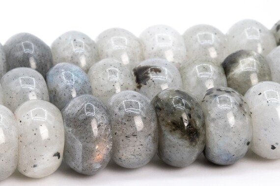 8x5mm White Labradorite Beads Grade Aaa Genuine Natural Gemstone Rondelle Loose Beads 15.5" / 7.5" Bulk Lot Options(102393)