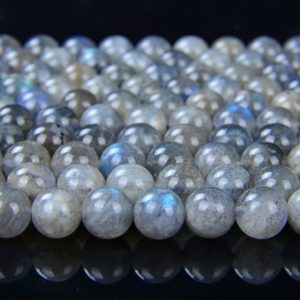 Shop Labradorite Beads! Labradorite Gemstone Blue Flash Grade AA 4mm 5mm 6mm 7mm 8mm 9mm 10mm 11mm 12mm Round Loose Beads Full Strand (A289) | Natural genuine beads Labradorite beads for beading and jewelry making.  #jewelry #beads #beadedjewelry #diyjewelry #jewelrymaking #beadstore #beading #affiliate #ad