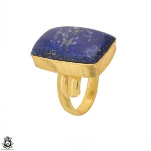 Shop Lapis Lazuli Rings! Size 6.5 – Size 8 Lapis Ring Meditation Ring 24K Gold Ring GPR1655 | Natural genuine Lapis Lazuli rings, simple unique handcrafted gemstone rings. #rings #jewelry #shopping #gift #handmade #fashion #style #affiliate #ad