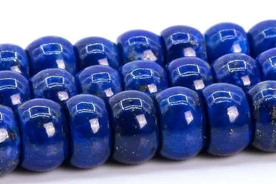 6x4mm Deep Blue Lapis Lazuli Beads Afghanistan Grade Aaa Genuine Natural Gemstone Rondelle Loose Beads 15.5" /7.5"bulk Lot Options (115196)