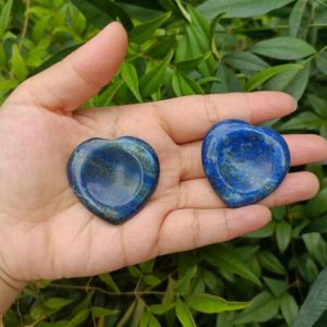 Shop Lapis Lazuli Shapes! Lapis Lazuli Heart Worry Stone | Natural genuine stones & crystals in various shapes & sizes. Buy raw cut, tumbled, or polished gemstones for making jewelry or crystal healing energy vibration raising reiki stones. #crystals #gemstones #crystalhealing #crystalsandgemstones #energyhealing #affiliate #ad