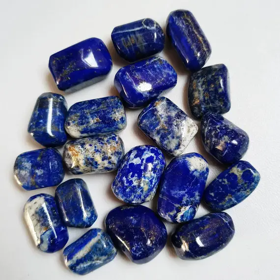 Lapis Lazuli Tumble Stone, Lapis Lazuli Crystal, Lapis Loose Tumbled, Crystal Healing Stone, Reiki Tumbles, Crystal Craft Kits For Jewelry