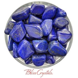 Shop Lapis Lazuli Stones & Crystals! 1 XL LAPIS LAZULI Tumbled Stone Grade A Premium Gem w Pyrite Healing Crystal and Stone #LT32 | Natural genuine stones & crystals in various shapes & sizes. Buy raw cut, tumbled, or polished gemstones for making jewelry or crystal healing energy vibration raising reiki stones. #crystals #gemstones #crystalhealing #crystalsandgemstones #energyhealing #affiliate #ad