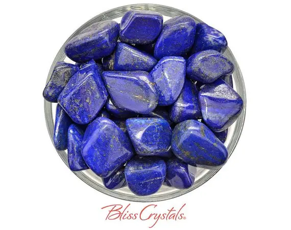 1 Xl Lapis Lazuli Tumbled Stone Grade A Premium Gem W Pyrite Healing Crystal And Stone #lt32