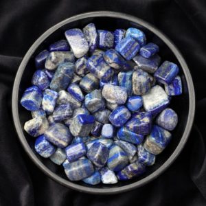 Lapis Lazuli Tumbled Stone | Natural genuine stones & crystals in various shapes & sizes. Buy raw cut, tumbled, or polished gemstones for making jewelry or crystal healing energy vibration raising reiki stones. #crystals #gemstones #crystalhealing #crystalsandgemstones #energyhealing #affiliate #ad