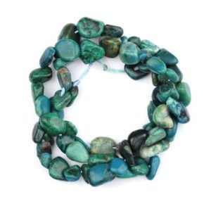 Shop Chrysocolla Chip & Nugget Beads! Large Natural Chrysocolla 'Nugget' Beads, Approx. 40-70 Beads, Natural Beads, For Jewellery Making, Semi Precious, Organic Shape, Turquoise | Natural genuine chip Chrysocolla beads for beading and jewelry making.  #jewelry #beads #beadedjewelry #diyjewelry #jewelrymaking #beadstore #beading #affiliate #ad