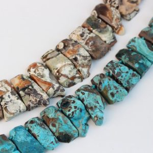 Shop Ocean Jasper Chip & Nugget Beads! Large Ocean Jasper Gemstones Slab Loose Beads for Jewelry strand,Top Drilled Natural Jasper Graduated Slice Spacers Crafts Necklace | Natural genuine chip Ocean Jasper beads for beading and jewelry making.  #jewelry #beads #beadedjewelry #diyjewelry #jewelrymaking #beadstore #beading #affiliate #ad