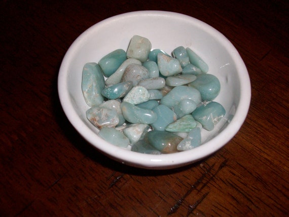 Larimar Tiny Tumbled Chipstones (5 Stones)