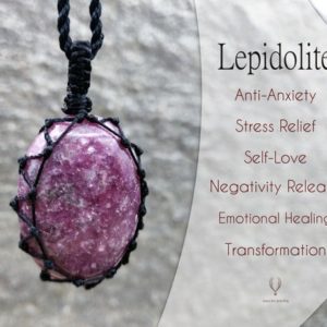 Shop Lepidolite Jewelry! Lepidolite Necklace, Love & Emotional Healing Crystal Pendant, Bohemian Jewelry, Anti Anxiety Necklace, Stress Relief Birthday Gift for Her | Natural genuine Lepidolite jewelry. Buy crystal jewelry, handmade handcrafted artisan jewelry for women.  Unique handmade gift ideas. #jewelry #beadedjewelry #beadedjewelry #gift #shopping #handmadejewelry #fashion #style #product #jewelry #affiliate #ad