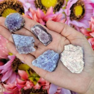 Shop Lepidolite Stones & Crystals! One Lepidolite Raw Slab – Sweet Dreams PEACE • Lepidolite Stone • Restful Sleep- No. 847 | Natural genuine stones & crystals in various shapes & sizes. Buy raw cut, tumbled, or polished gemstones for making jewelry or crystal healing energy vibration raising reiki stones. #crystals #gemstones #crystalhealing #crystalsandgemstones #energyhealing #affiliate #ad