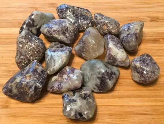 Lepidolite Tumbled Stone,calming And Soothing Healing Stone, Healing Crystal, Chakra Stone, Spiritual Stone