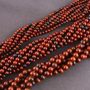 Lots Beads Wholesale Supply Natural Mahogany Obsidian Semi Precious Beads 4mm 6mm 8mm 10mm 12mm for Jewelry DIY Making | Natural genuine other-shape Mahogany Obsidian beads for beading and jewelry making.  #jewelry #beads #beadedjewelry #diyjewelry #jewelrymaking #beadstore #beading #affiliate #ad