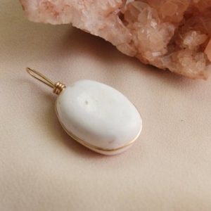 Shop Calcite Pendants! Mangano Calcite Pendant in 14 K Gold fill | Natural genuine Calcite pendants. Buy crystal jewelry, handmade handcrafted artisan jewelry for women.  Unique handmade gift ideas. #jewelry #beadedpendants #beadedjewelry #gift #shopping #handmadejewelry #fashion #style #product #pendants #affiliate #ad