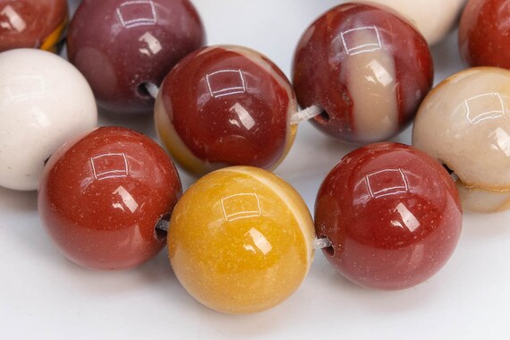 Genuine Natural Mookaite Gemstone Beads 12mm Multicolor Round Aaa Quality Loose Beads (101738)