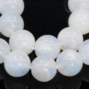 Shop Moonstone Round Beads! Genuine Natural Moonstone Gemstone Beads 5MM Rainbow Round AA Quality Loose Beads (109094) | Natural genuine round Moonstone beads for beading and jewelry making.  #jewelry #beads #beadedjewelry #diyjewelry #jewelrymaking #beadstore #beading #affiliate #ad
