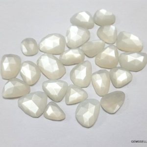Shop Moonstone Shapes! 50 carat 9x11mm to 13x18mm White Moonstone Uneven Rosecut Flat Loose Gemstone, White Moonstone Irregular Rosecut Uneven Shape Loose Gemstone | Natural genuine stones & crystals in various shapes & sizes. Buy raw cut, tumbled, or polished gemstones for making jewelry or crystal healing energy vibration raising reiki stones. #crystals #gemstones #crystalhealing #crystalsandgemstones #energyhealing #affiliate #ad