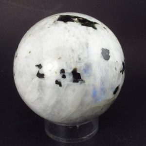 Shop Moonstone Shapes! Moonstone Sphere from India – 2.5" | Natural genuine stones & crystals in various shapes & sizes. Buy raw cut, tumbled, or polished gemstones for making jewelry or crystal healing energy vibration raising reiki stones. #crystals #gemstones #crystalhealing #crystalsandgemstones #energyhealing #affiliate #ad