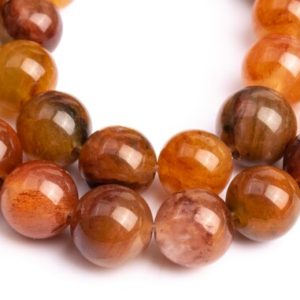 Shop Moss Agate Round Beads! 83 / 41 Pcs – 4MM Orange Red Moss Agate Beads Grade AAA Genuine Natural Round Gemstone Loose Beads (116984) | Natural genuine round Moss Agate beads for beading and jewelry making.  #jewelry #beads #beadedjewelry #diyjewelry #jewelrymaking #beadstore #beading #affiliate #ad