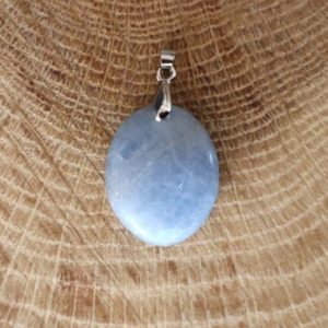 Shop Blue Calcite Jewelry! Pendentif en Calcite bleue naturelle | Natural genuine Blue Calcite jewelry. Buy crystal jewelry, handmade handcrafted artisan jewelry for women.  Unique handmade gift ideas. #jewelry #beadedjewelry #beadedjewelry #gift #shopping #handmadejewelry #fashion #style #product #jewelry #affiliate #ad