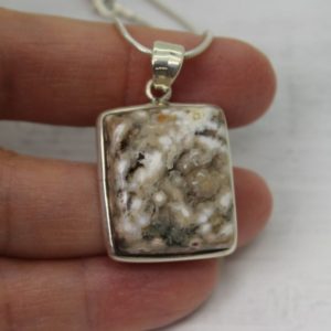 Shop Ocean Jasper Pendants! Natural drusy rough light green and white Ocean Jasper pendant set on quality sterling silver Unisex pendant rectangle shape Ocean jasper | Natural genuine Ocean Jasper pendants. Buy crystal jewelry, handmade handcrafted artisan jewelry for women.  Unique handmade gift ideas. #jewelry #beadedpendants #beadedjewelry #gift #shopping #handmadejewelry #fashion #style #product #pendants #affiliate #ad