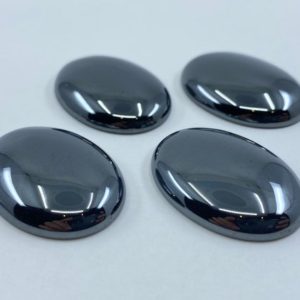Shop Hematite Cabochons! Natural Hematite Cabochon Oval Gemstones in Assorted Sizes from 5x3mm to 30x22mm for Jewellery Making | Natural genuine stones & crystals in various shapes & sizes. Buy raw cut, tumbled, or polished gemstones for making jewelry or crystal healing energy vibration raising reiki stones. #crystals #gemstones #crystalhealing #crystalsandgemstones #energyhealing #affiliate #ad